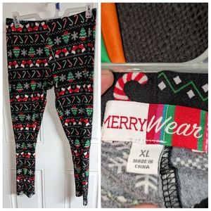 Merry Wear Christmas leggings